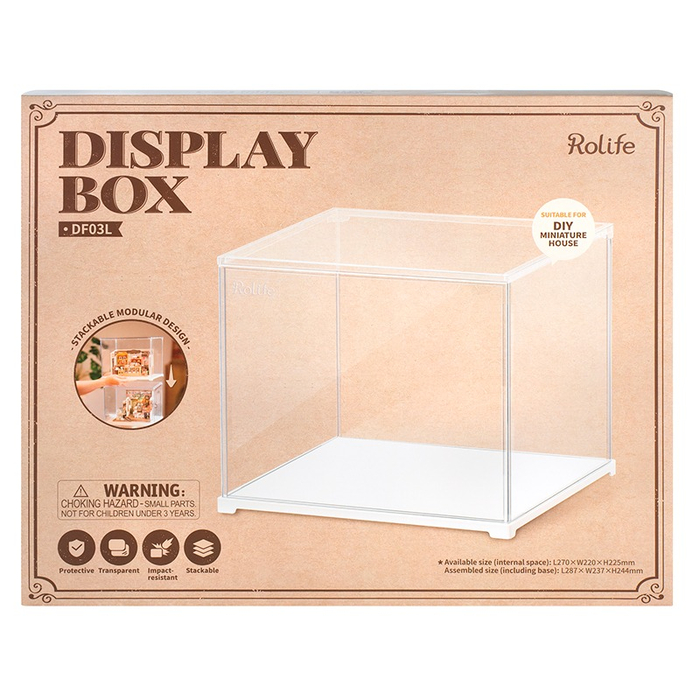 Display Case for DIY Miniature House Kits