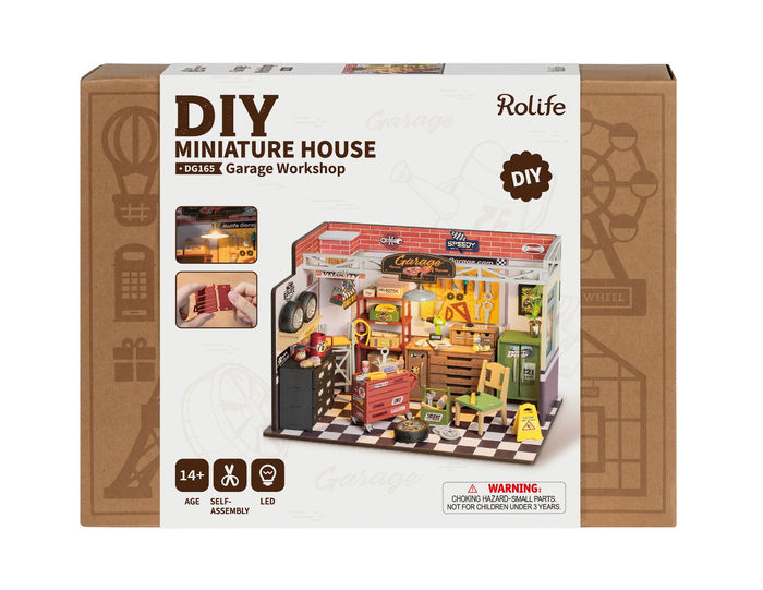 DIY Miniature House - Garage Workshop