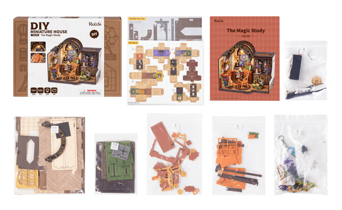 DIY Miniature House - The Magic Study