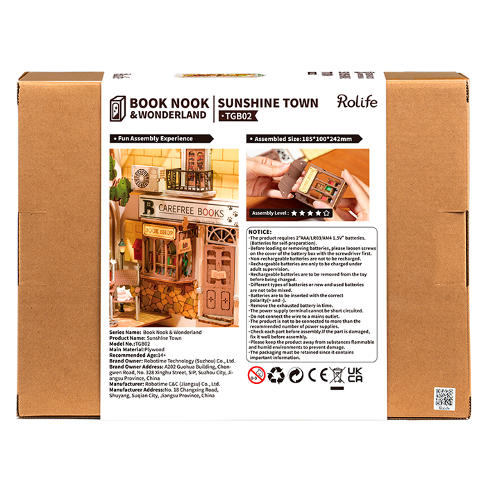 DIY Book Nook Kit - Sunshine Town