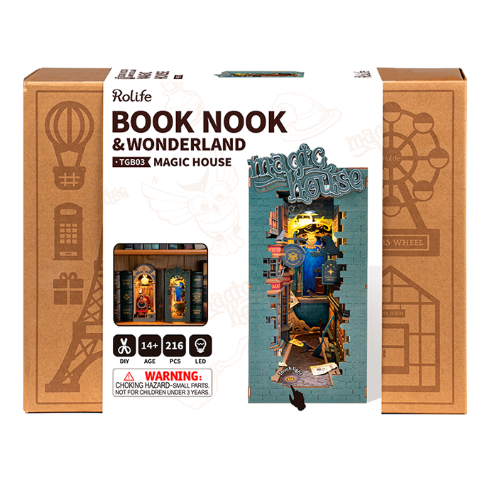 DIY Book Nook Kit - Magic House