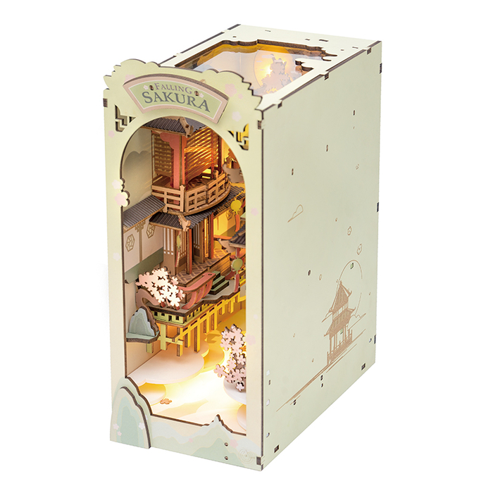 DIY Book Nook Kit - Falling Sakura