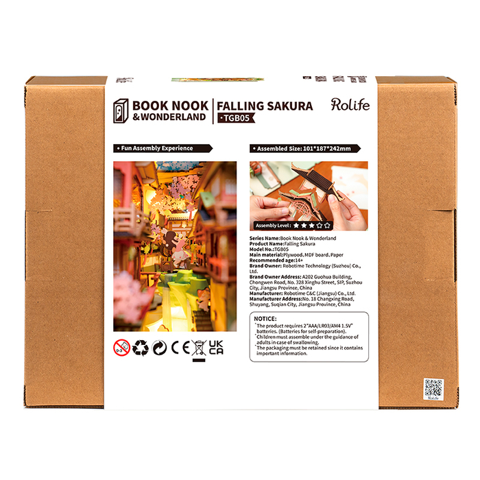DIY Book Nook Kit - Falling Sakura