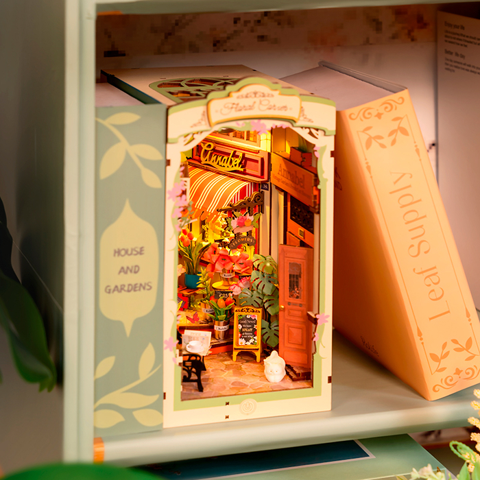 DIY Book Nook Kit - Floral Corner