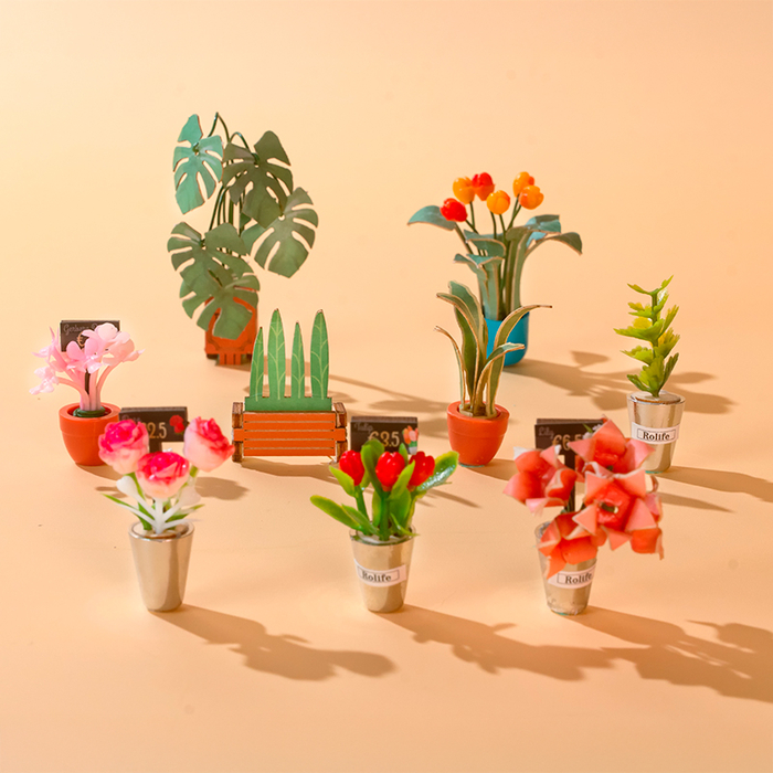 DIY Book Nook Kit - Floral Corner