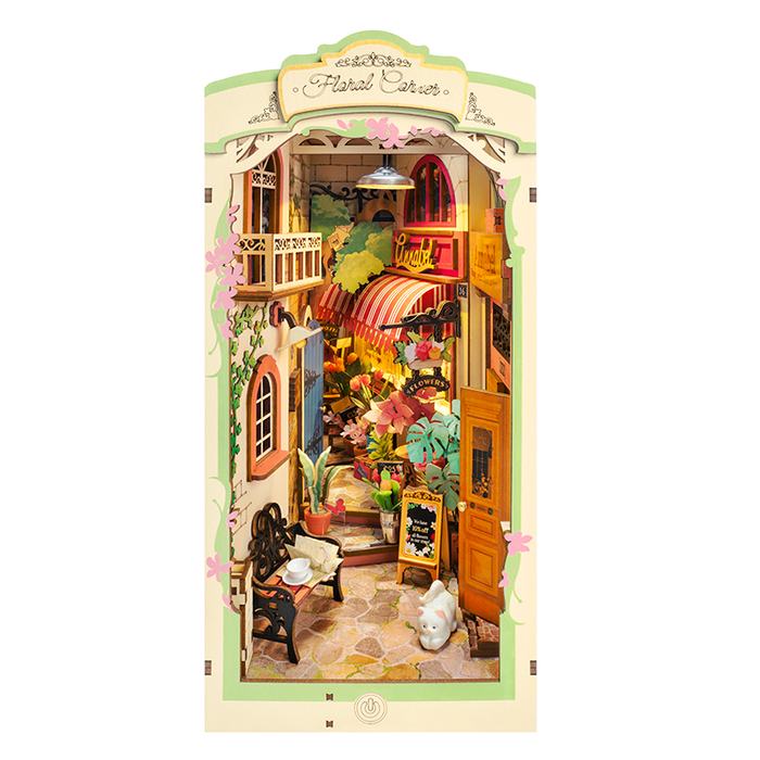 DIY Book Nook Kit - Floral Corner