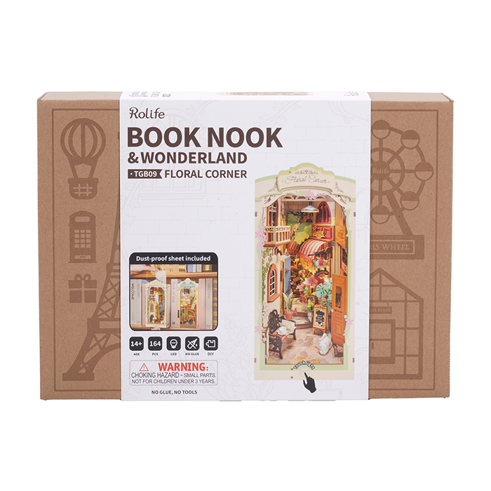 DIY Book Nook Kit - Floral Corner
