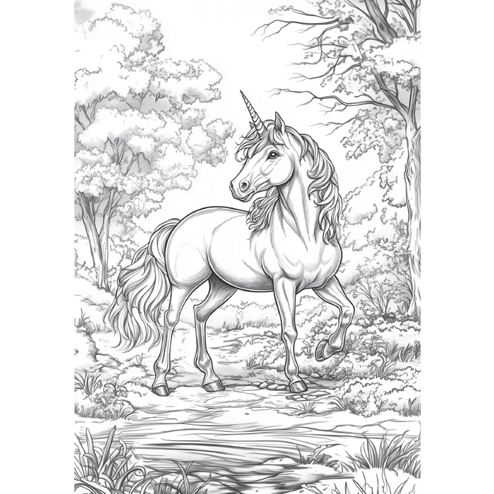 Colouring Book - Unicorns
