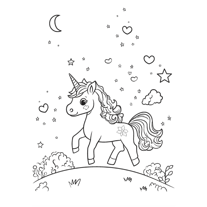 Colouring Book - Unicorns