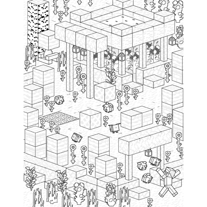 The Official Minecraft Colouring Book