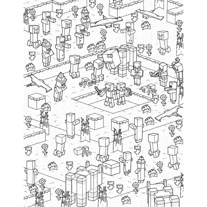 The Official Minecraft Colouring Book