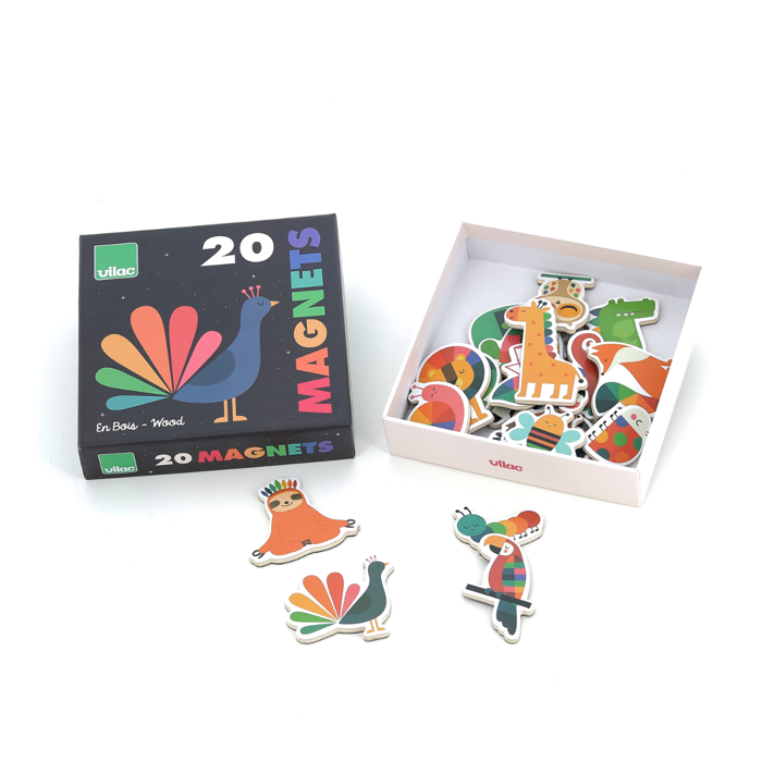 Magnets - Animals by Andy Westface, 20 pcs