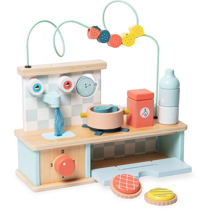 Activity Play Kitchen with Bead Maze