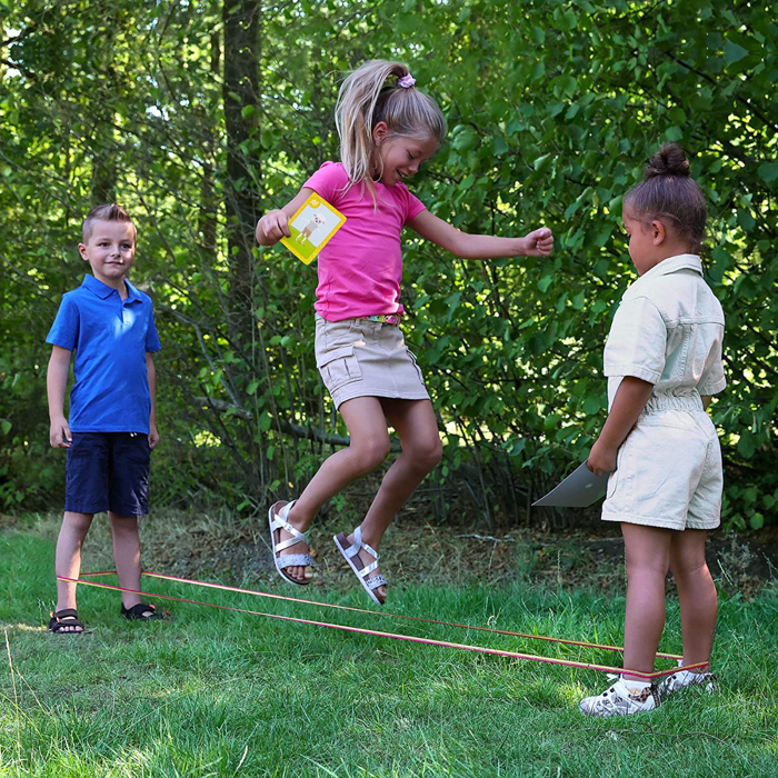 Elastic Jump Rope 3.5 m incl. Activity Cards