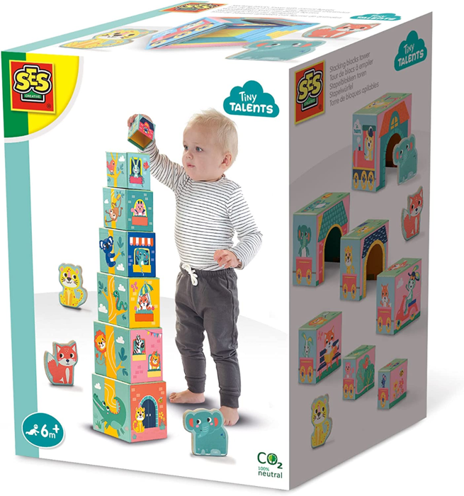 Stacking Blocks - Animal Friends