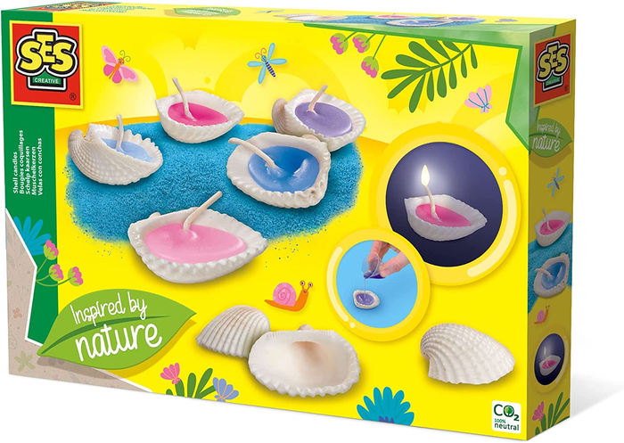 DIY Candles - Seashell Candles