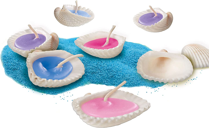 DIY Candles - Seashell Candles