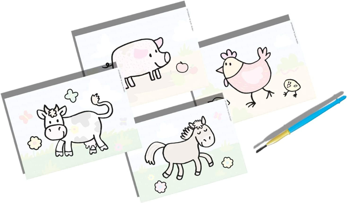 My First - Water Painting Set, Farm Animals