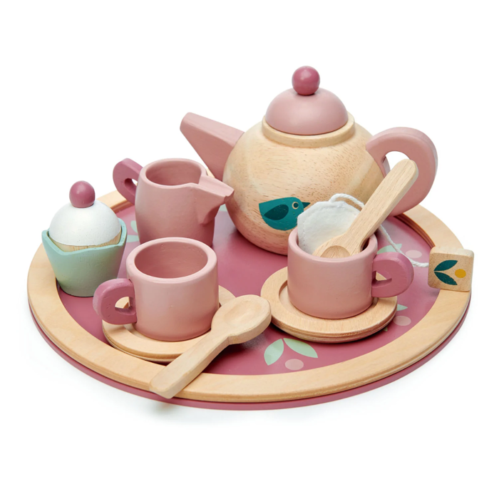 Tea Set with Serving Tray