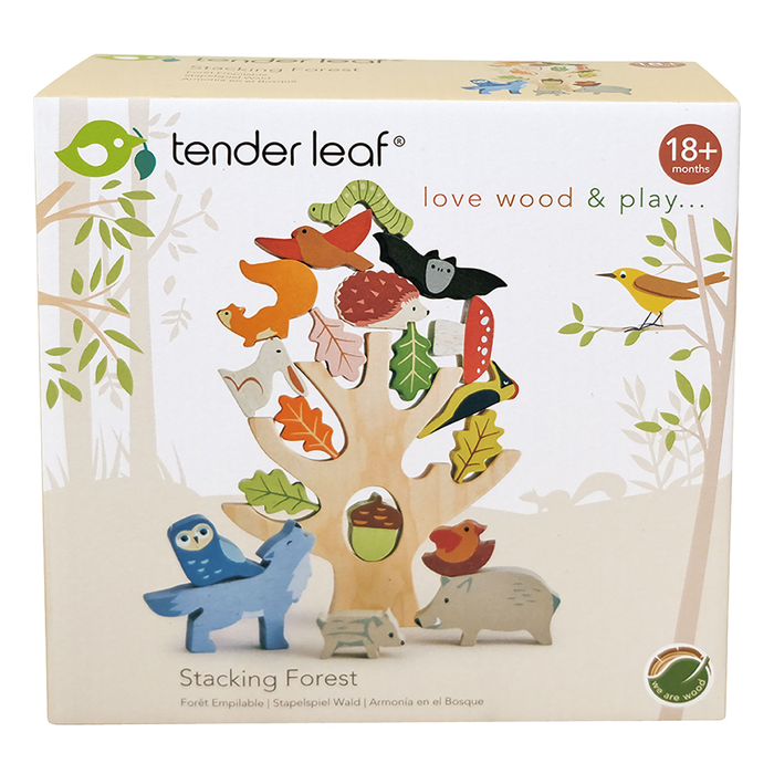 Stacking Animals - Forest Friends, 19 pcs