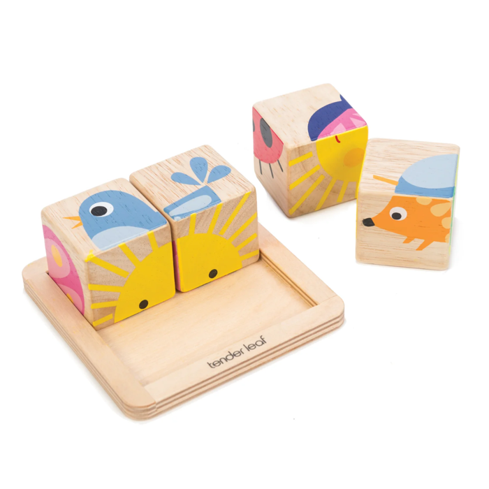 Baby Blocks Cube Puzzle, 4 pcs