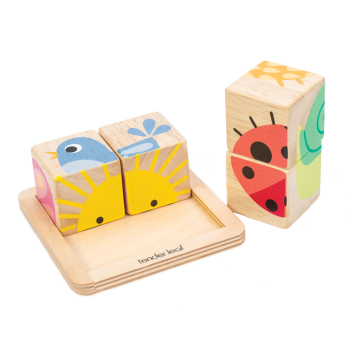 Baby Blocks Cube Puzzle, 4 pcs