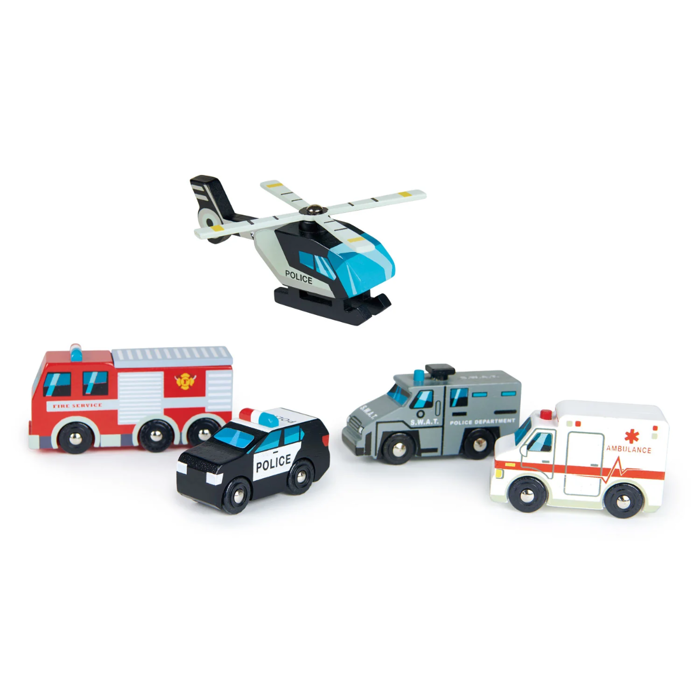 Emergency Vehicles, 5 pcs