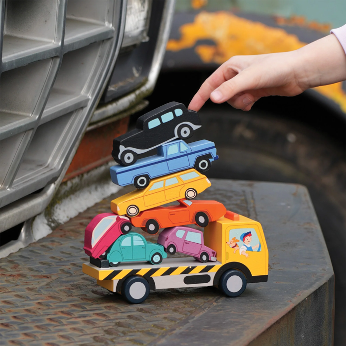 Stacking Game - Car Carrier Truck
