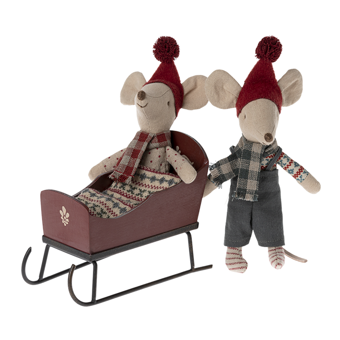 Maileg Mouse Sleigh