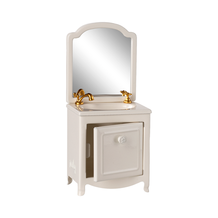 Maileg Bathroom Vanity for Mice - Off-White