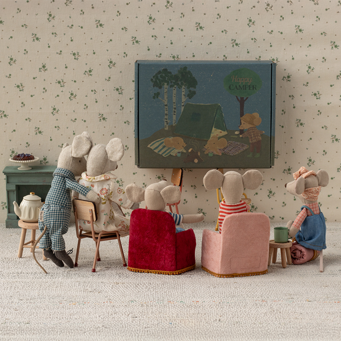Maileg Mouse Armchair - Rose