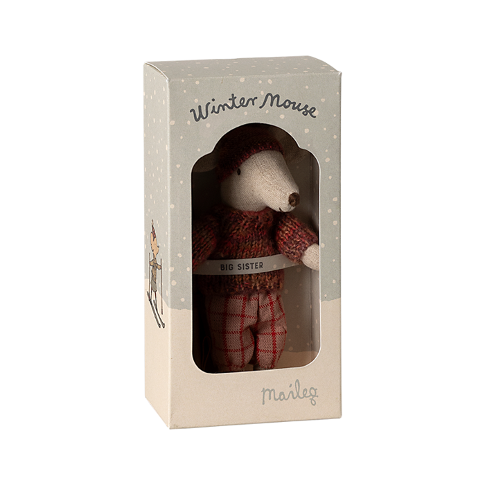 Maileg Skiing Winter Mouse - Sister