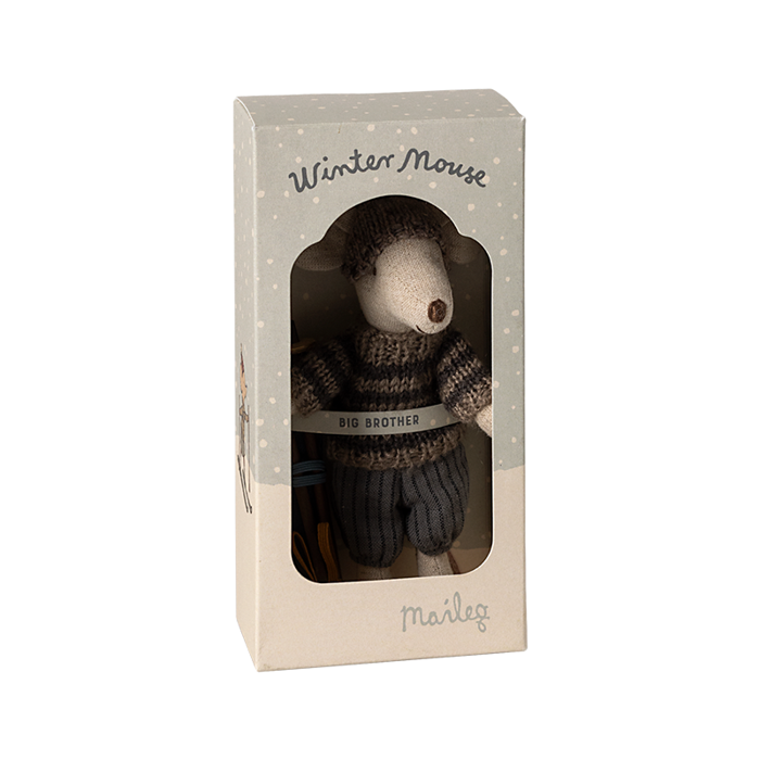 Maileg Skiing Winter Mouse - Brother