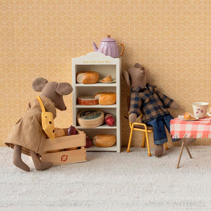 Maileg Mouse - Papa, Brown Checked Shirt