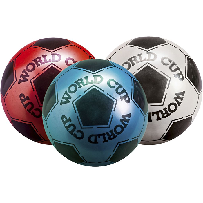 Plastic Soccer Ball Ø23cm (assorted colours), 1 pc