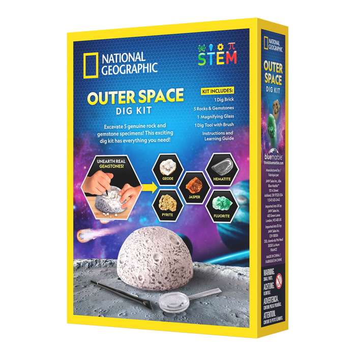 Outer Space Dig Kit with Rocks and Gemstones