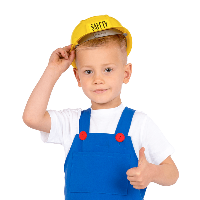 Construction Worker Hard Hat, Size 3-7 yrs