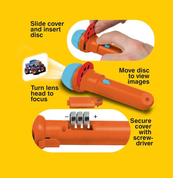 Torch Projector with Slides - Tractors & Trucks