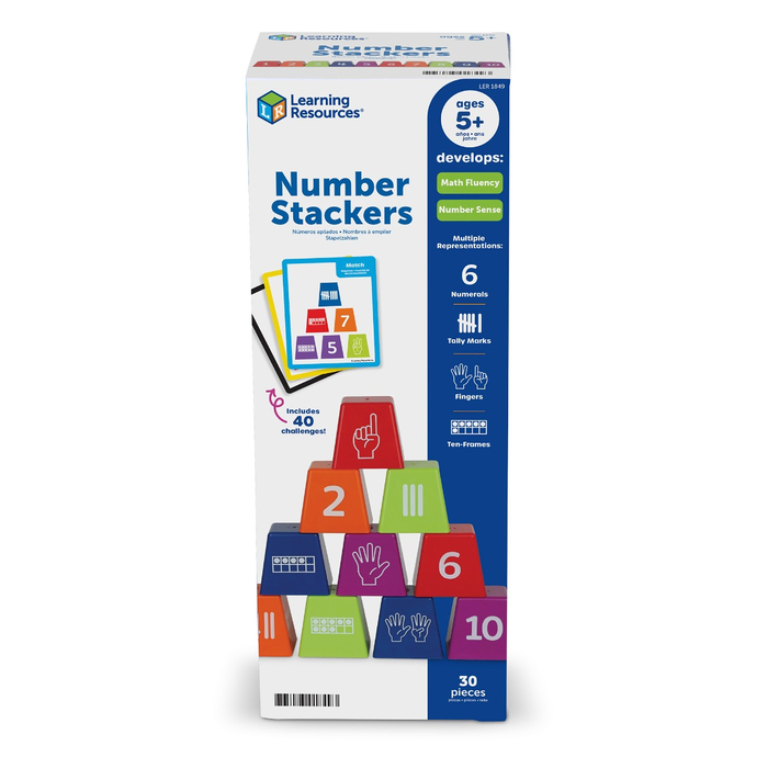 Number Stackers with Activity Cards