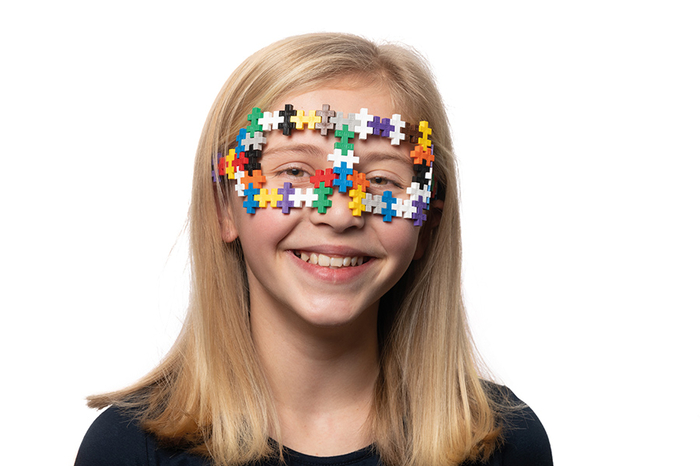 Plus-Plus - Basic Mix, Tube with 240 pcs
