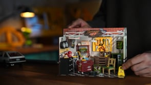 DIY Miniature House - Garage Workshop