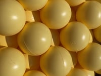 Ball Pit Balls Ø7 cm - Light Yellow, 200 pcs