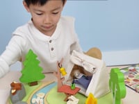 Dollhouse Accessories - Wildlife Camping Playset