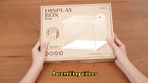 Display Case for DIY Miniature House Kits