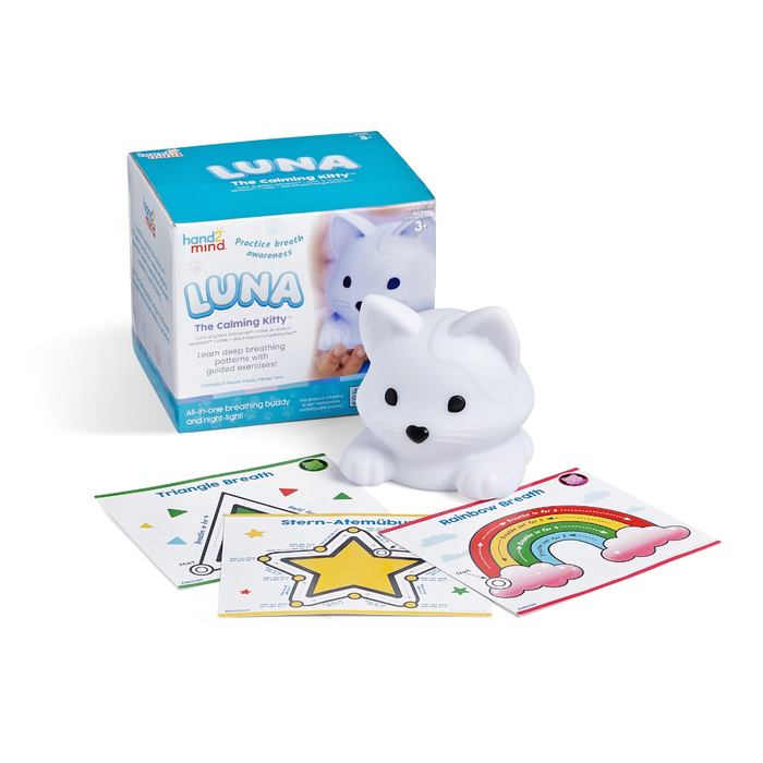 2-in-1 Night Light & Breathing Guide - Luna