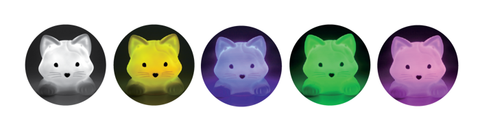2-in-1 Night Light & Breathing Guide - Luna