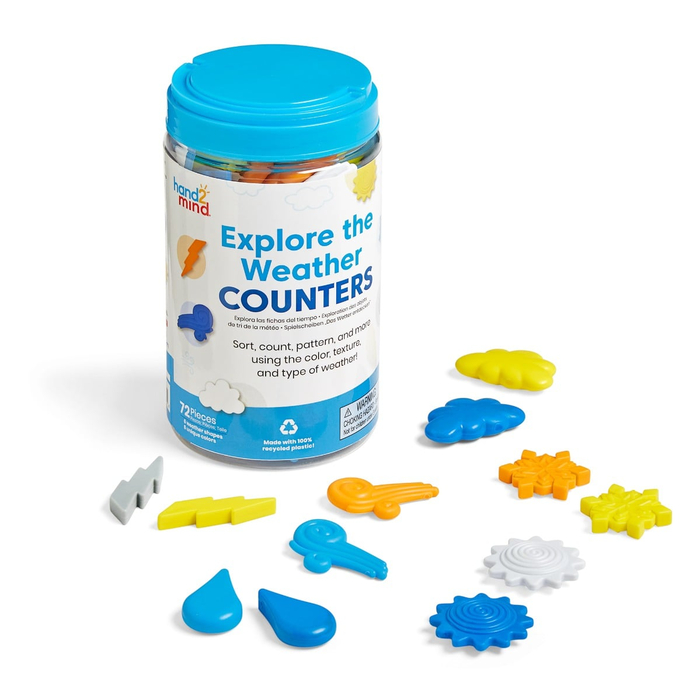 Explore the Weather Counting & Sorting Set, 72 pcs