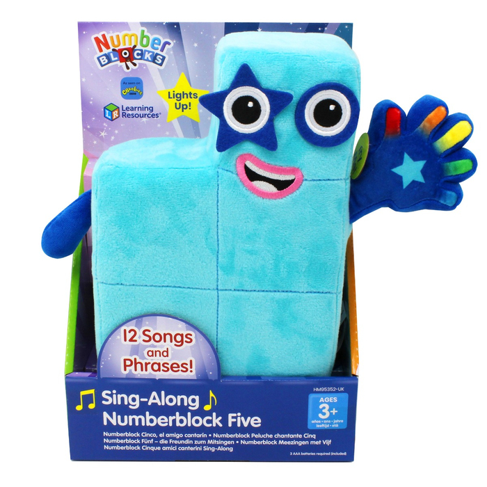 Numberblocks Plush - Five (Sing-Along)