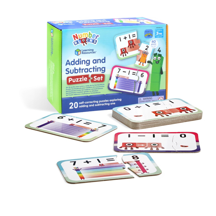 Numberblocks - Adding and Subtracting Puzzle Set
