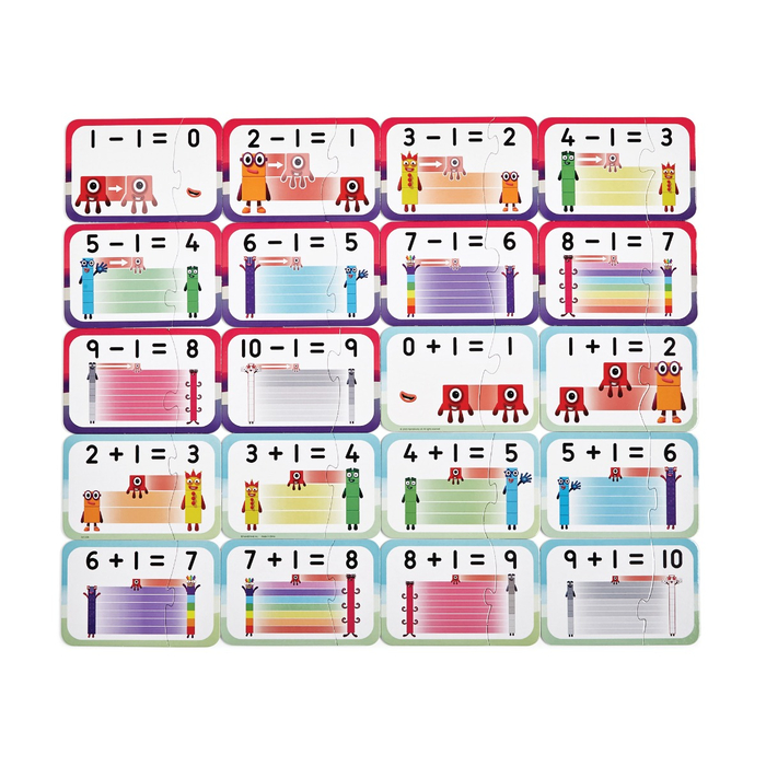 Numberblocks - Adding and Subtracting Puzzle Set
